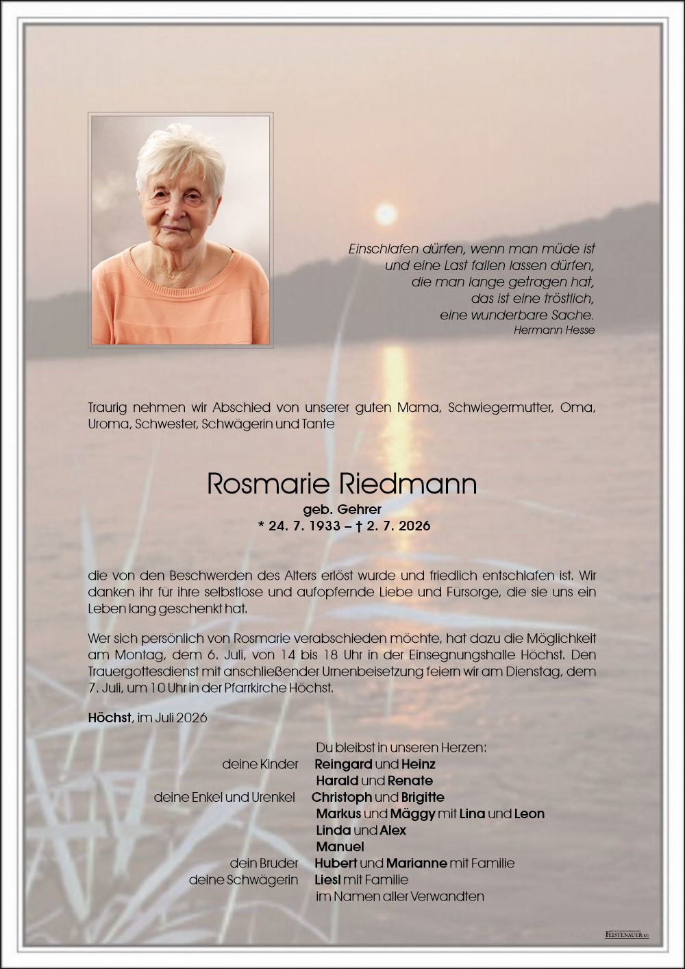 Rosmarie Riedmann
